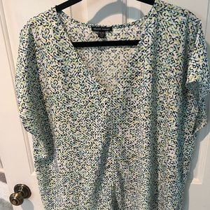 Hilary Radley Short Sleeve Blouse XXL